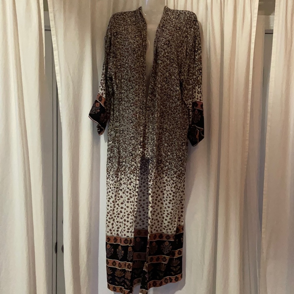 Floral robe/ cover up